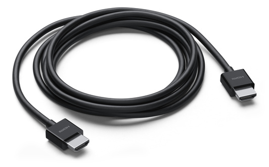 O cabo HDMI Ultra HD 4K de alta velocidade da Belkin mede quatro metros para fornecer uma conexão simples entre sua Apple TV 4K e seu televisor.