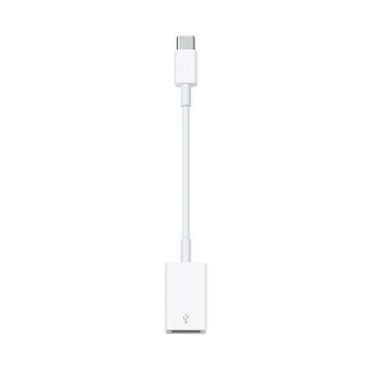 El adaptador de USB-C a USB te permite conectar tus dispositivos iOS y accesorios USB estándar a una Mac con puerto USB-C o Thunderbolt 3 (USB-C).