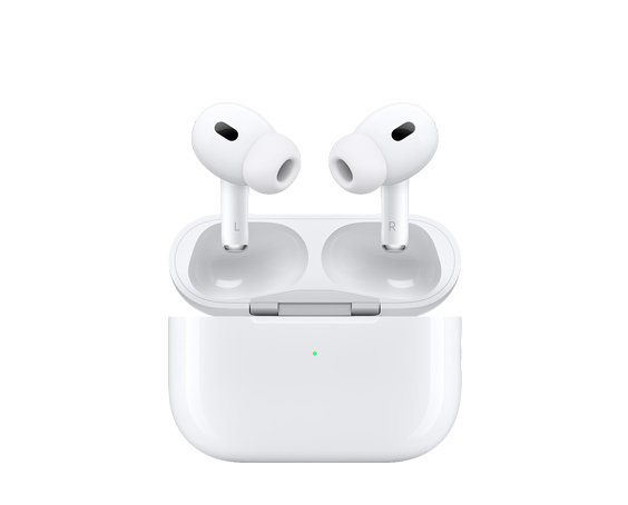 Customisable AirPods Pro 2nd generation case with personalised text and cute or funny animated emojis.