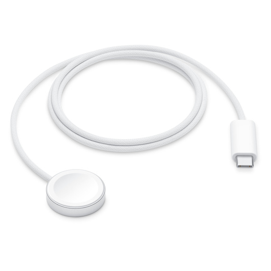 Cable de carga rápida magnética trenzado con conector USB‑C para el Apple Watch (1 m)