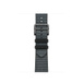 Noir 黑色 (黑色) 配 Denim 丹寧色 (藍色) Toile H Single Tour 錶帶，採用織製布料製成，配以銀色不鏽鋼錶扣。