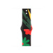 Correa deportiva Black Unity (Unity Bloom) decorada con flores de varias formas y tamaños dibujadas en un estilo sencillo y en varios tonos de rojo, verde y amarillo. La correa cuenta con un cierre de clip.