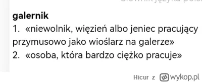 Hicur - @Hellicon: pierwszy raz spotkałem się z tym słówkiem. Ale tak. Coś w tym jest...