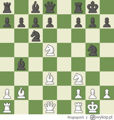 Rogogon5 - #szachy Białe mają tutaj fajny ruch.