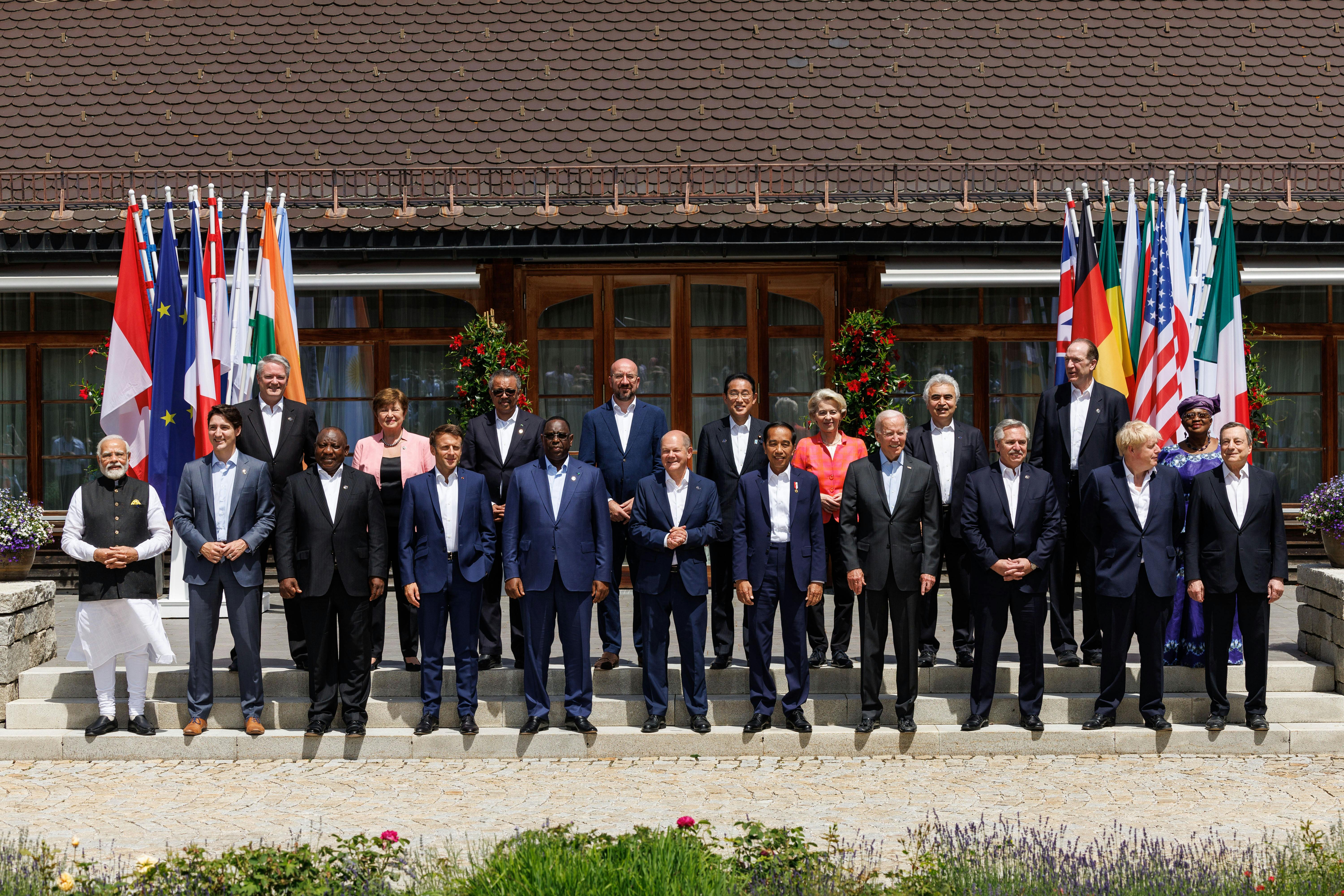 G7 Germany Family Photo June 2022