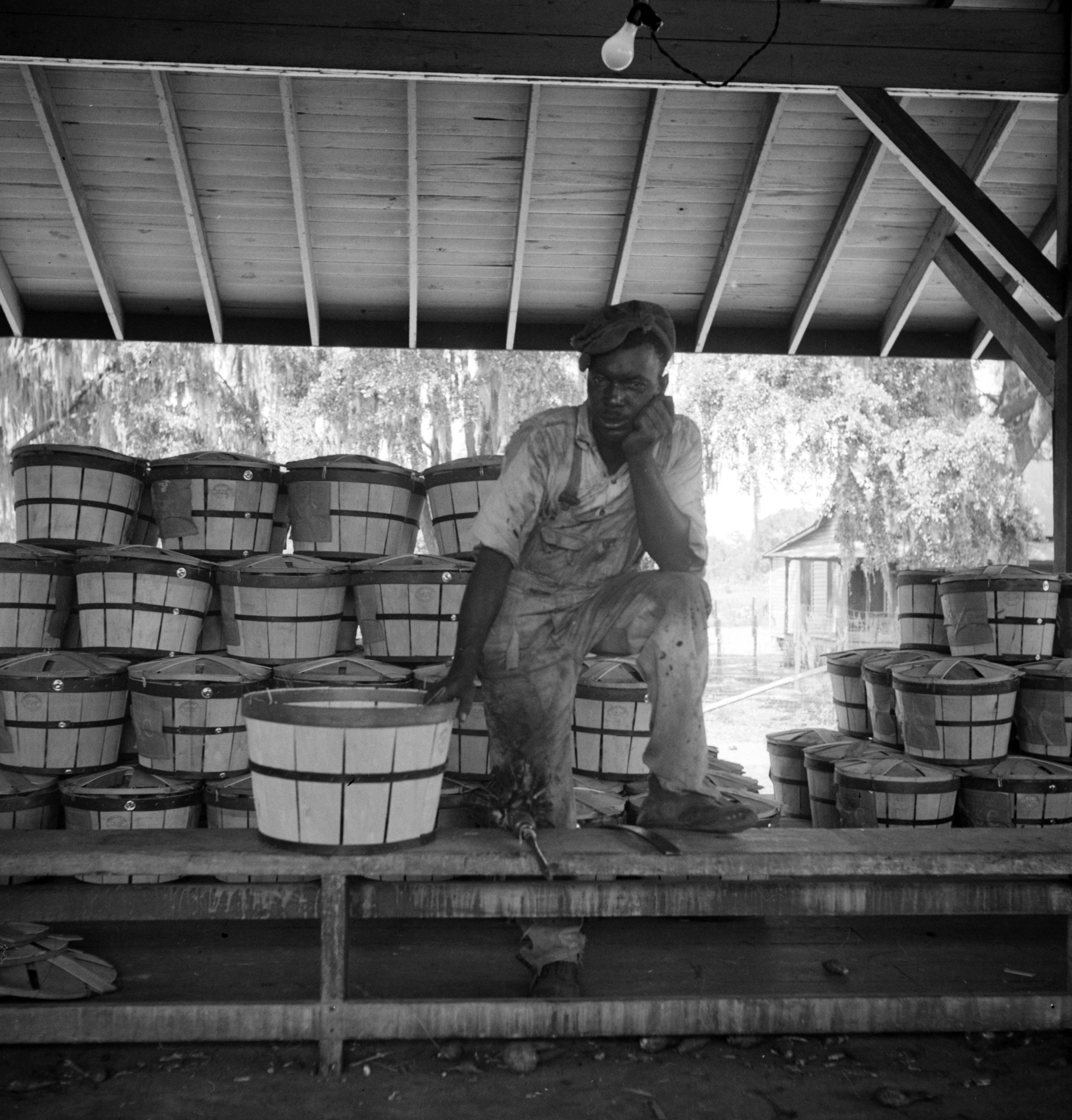 Migrant shed worker. Northeast Florida by Dorothea Lange 1895-1965, dated 1936. (Photo by: Photo12/Universal Images Group via Getty Images)