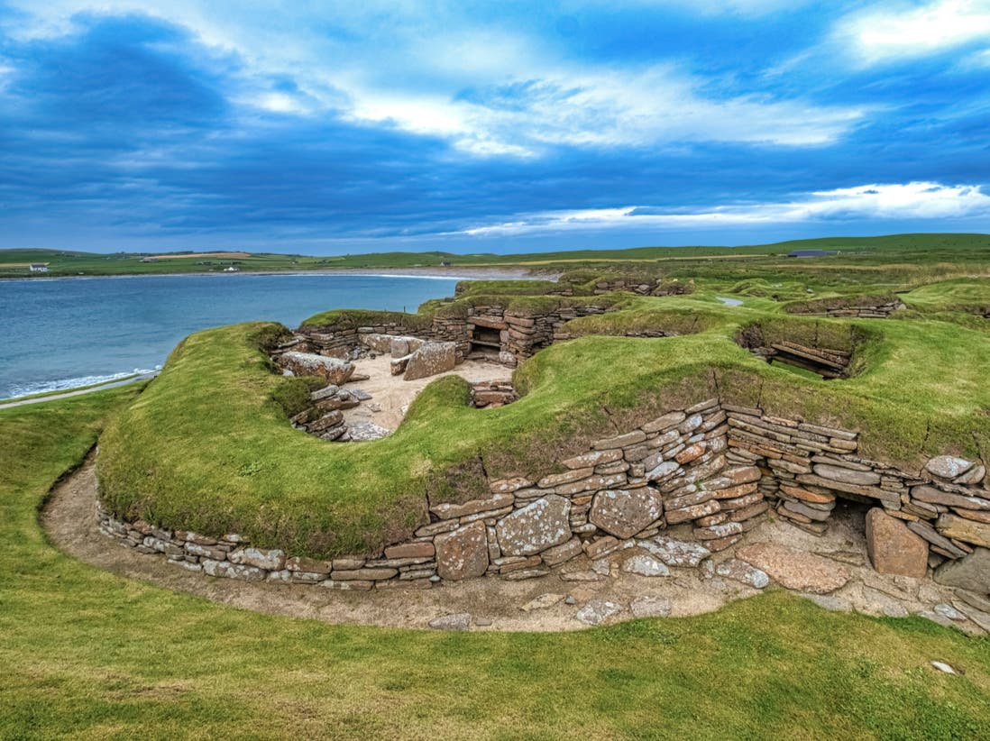 <p>The Unesco trail includes some of Scotland’s most rugged landscapes, such as Orkney</p>