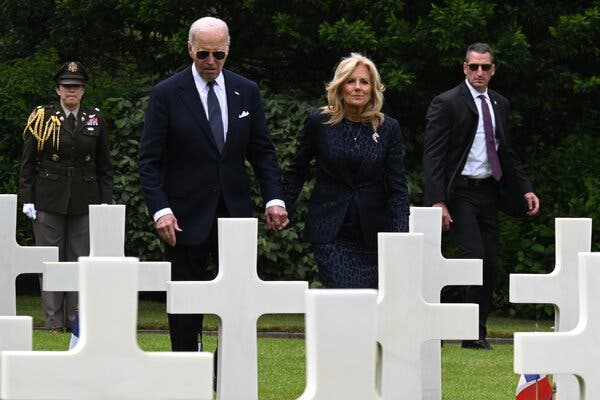 Jill Biden, the first lady, left France on Thursday to attend Hunter Biden’s trial on gun charges. She had accompanied the president on a trip to Normandy to commemorate D-Day.