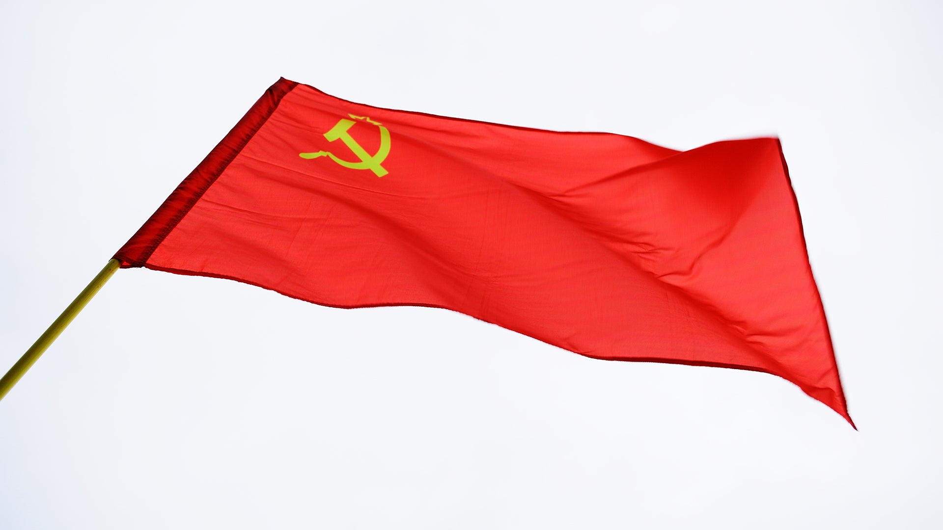 An image of the Soviet flag.