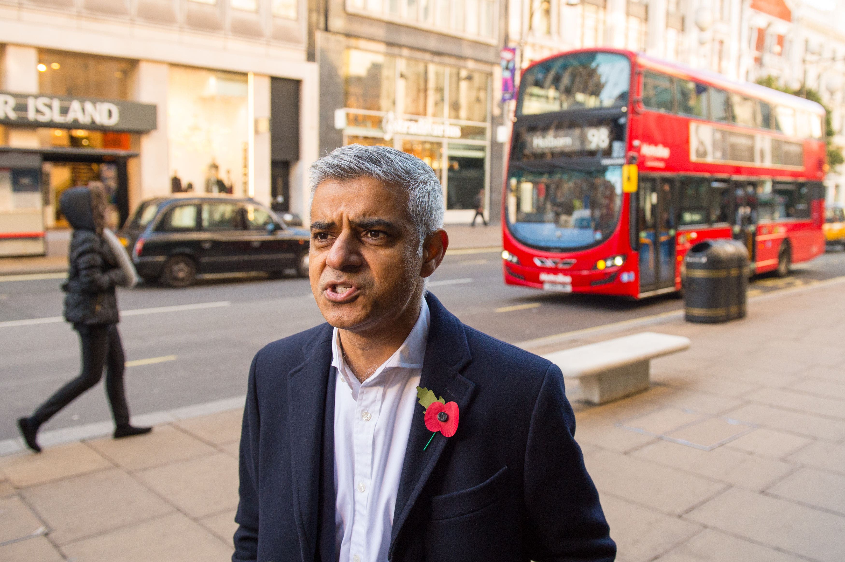 <p>Mayor of London Sadiq Khan has reannounced his plans to pedestrianise ‘the nation’s high street’ </p>