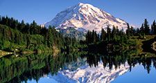 Mount Rainier highest mountain in the state of Washington, United States, and in the Cascade Range.