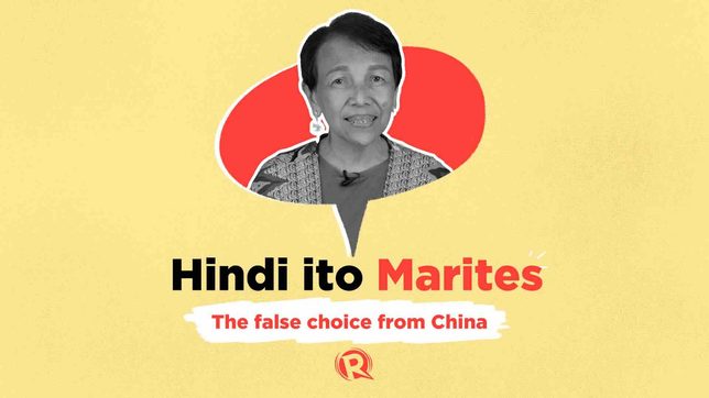 Hindi ito Marites: The false choice from China