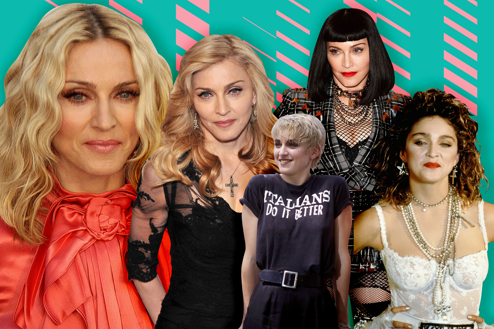 Madonna through the years.
