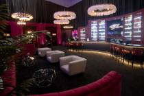 The Skybox display room at the preview of luxury hospitality offerings ahead of the Formula One ...