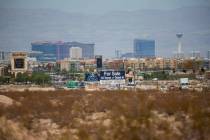 A portion of 12 acres at the southwest corner of Las Vegas Boulevard and Cactus Avenue, which w ...