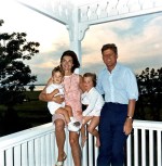 JFK and his family in Hyannis Port, Massachusetts, August 4, 1962