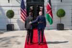 President Joe Biden greets President William Samoei Ruto of Kenya