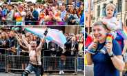 Manchester Pride 2023 celebrated 10 years of marriage equality with a wedding-themed parade.