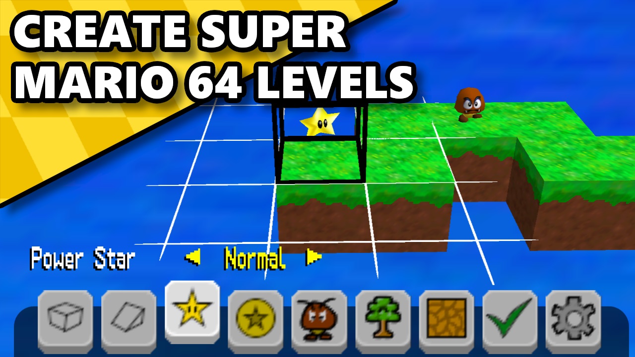 Mario Builder 64 is a new mod for Super Mario 64.