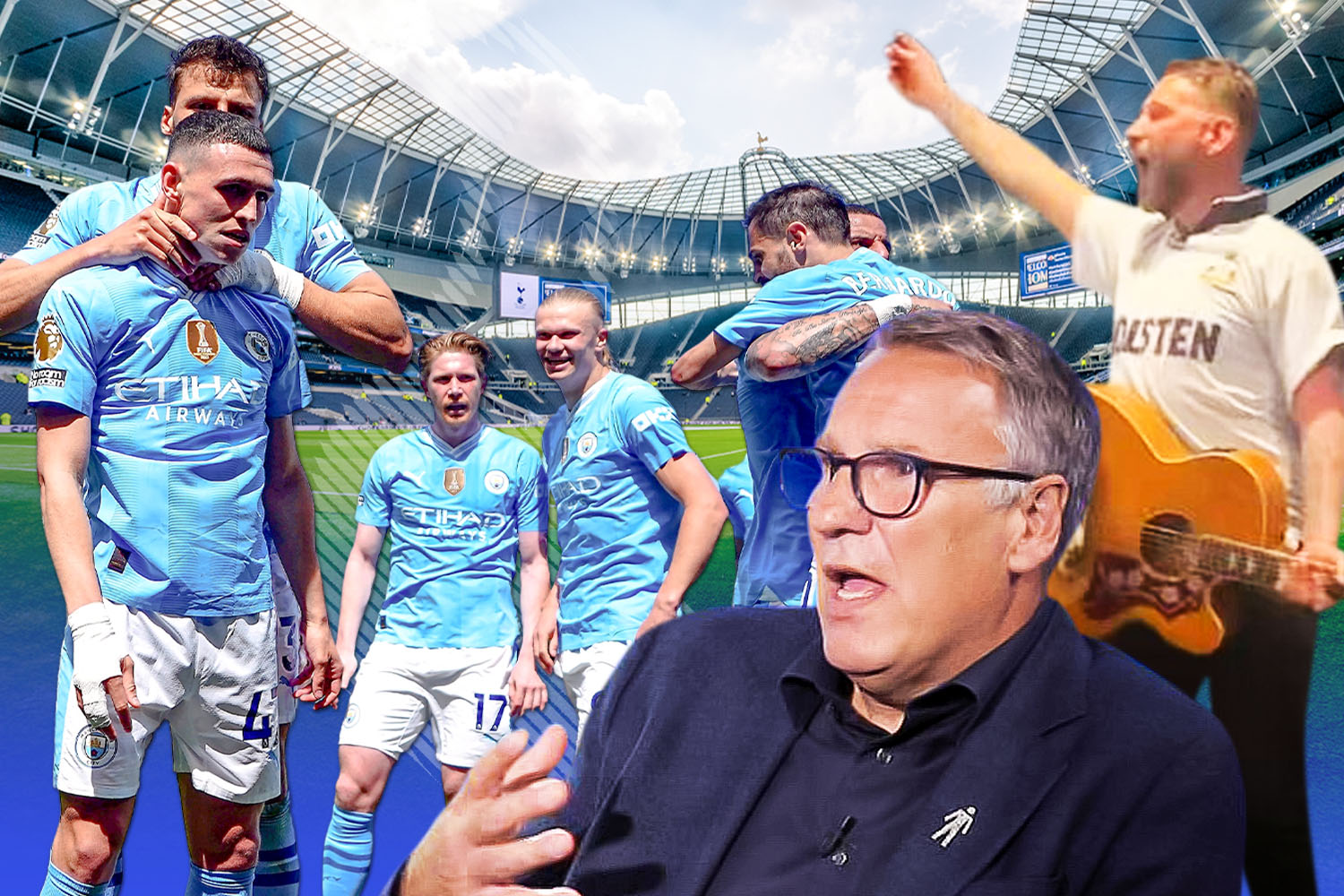 Merson in bold claim as Spurs fans make pro-Man City chant against own team