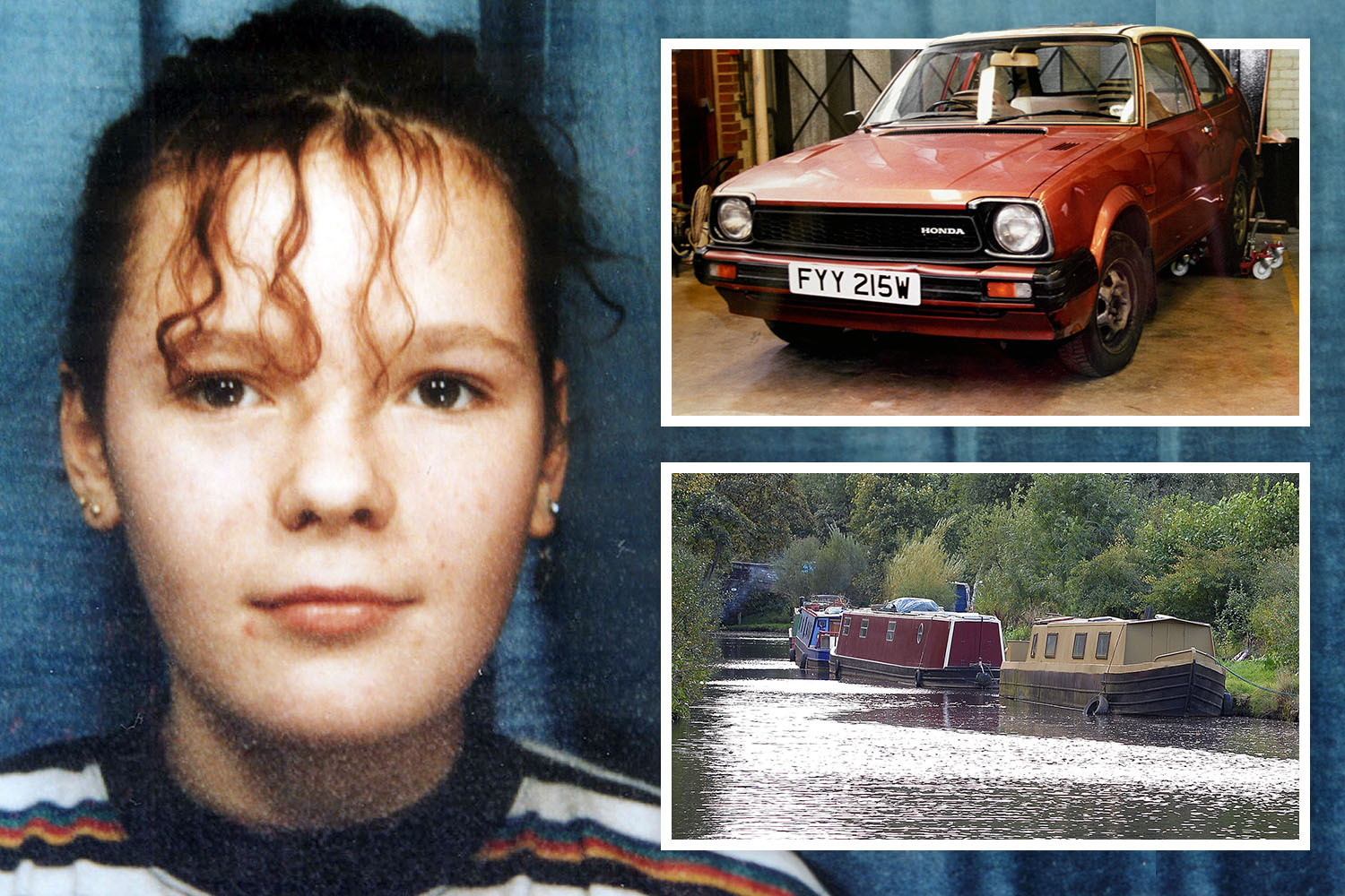 Red Honda could be secret of girl, 13, found dead under 20lb rock in canal