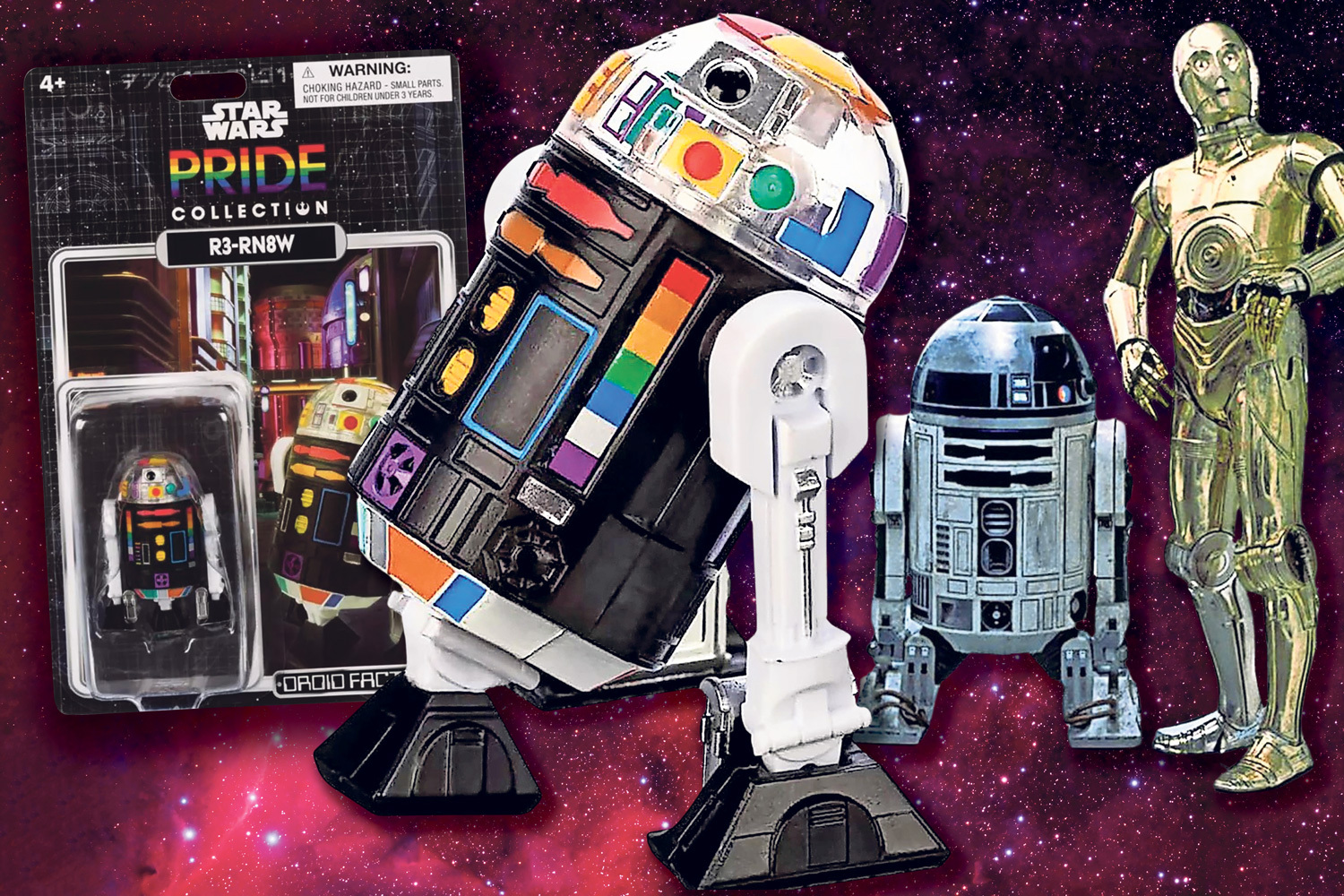 Furious Star Wars fans slam woke franchise for creating rainbow version of R2-D2