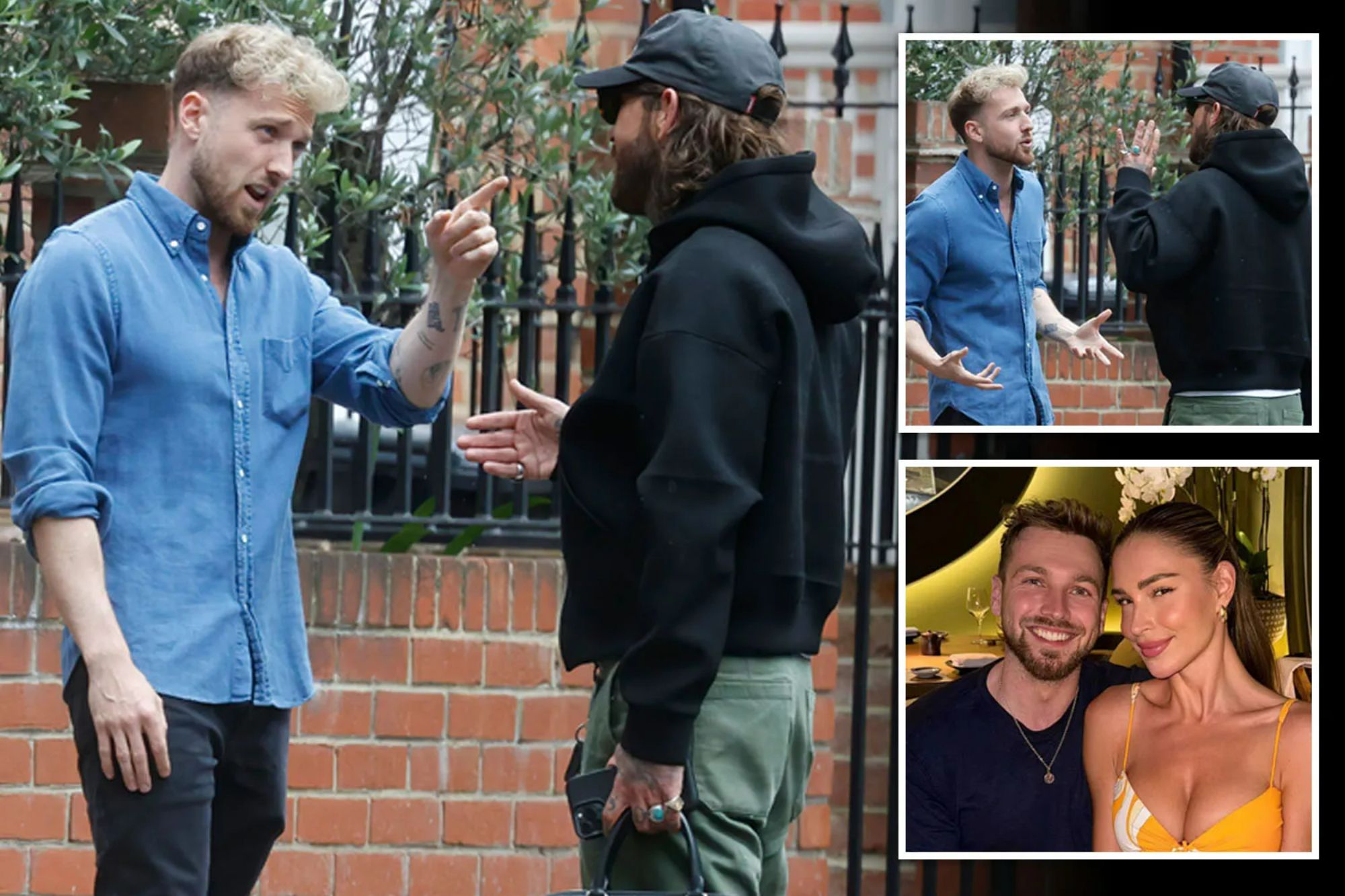 Sam Thompson and Pete Wicks in heated exchange - days after Zara 'crisis'