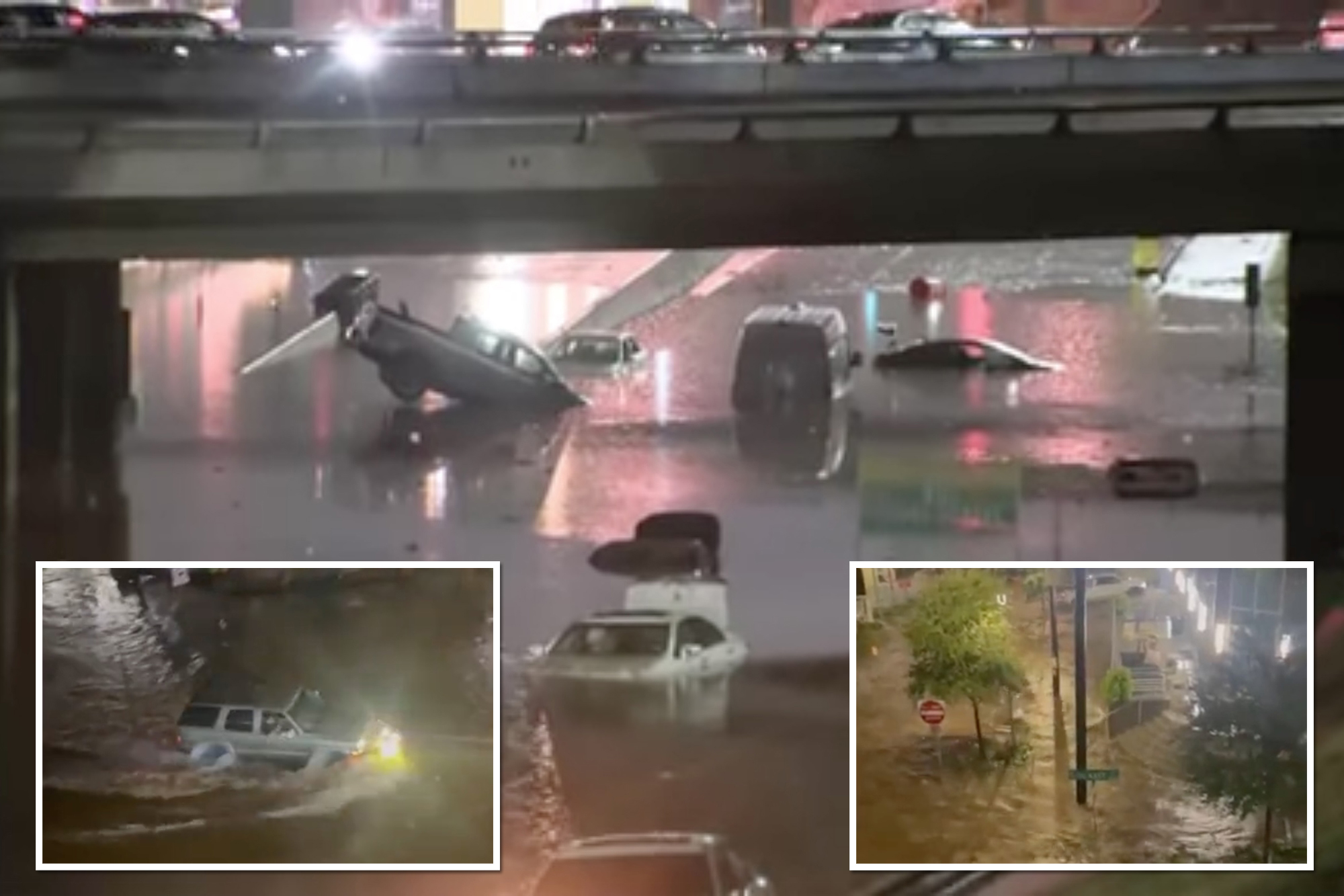 Flooding in the Dallas/Fort Worth area.