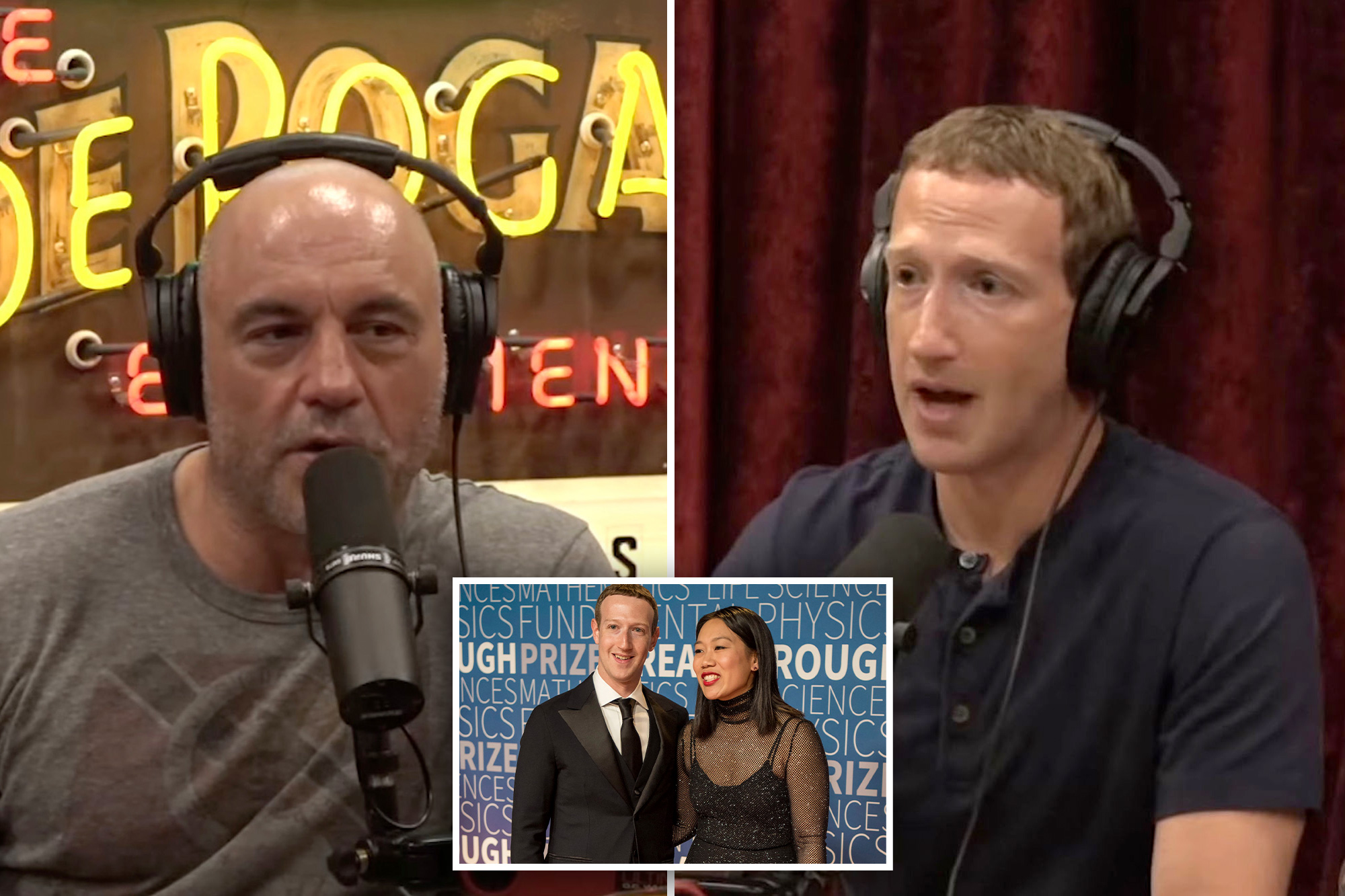 Joe Rogan interviewed Mark Zuckerberg on his "Joe Rogan Experience" podcast on Spotify on Thursday.