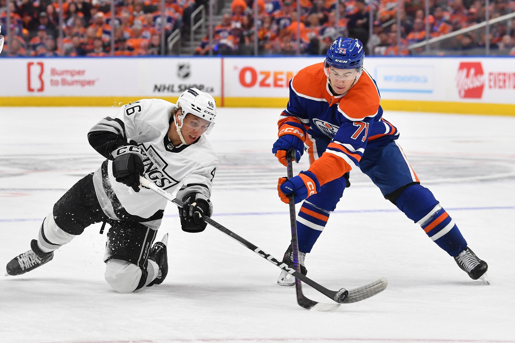 The Oilers and Kings will square off in Game 2 of their first round series on Wednesday.
