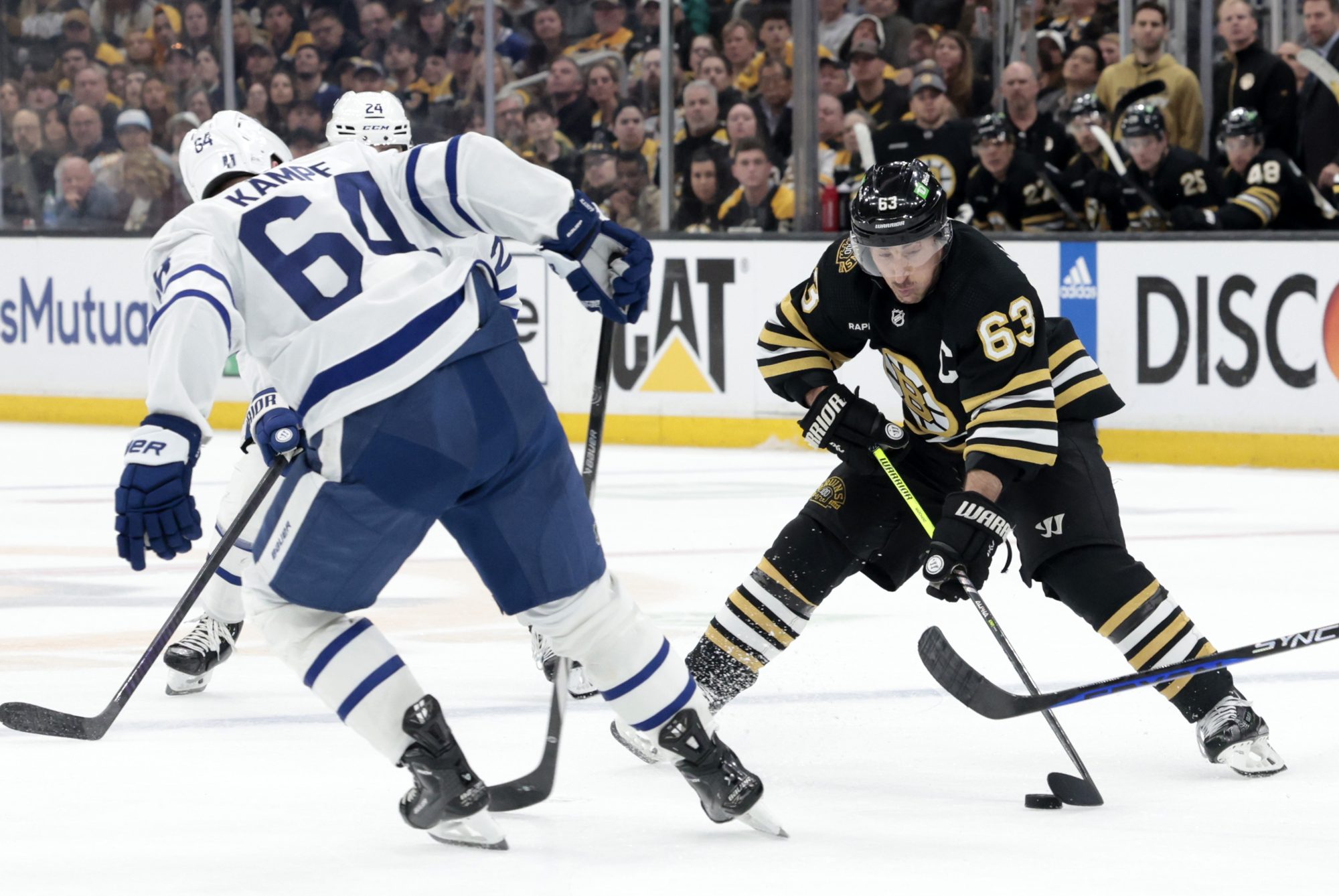 The Bruins were the better team in Game 1, but Toronto showed some resolve in Game 2 to get the series back on level terms.