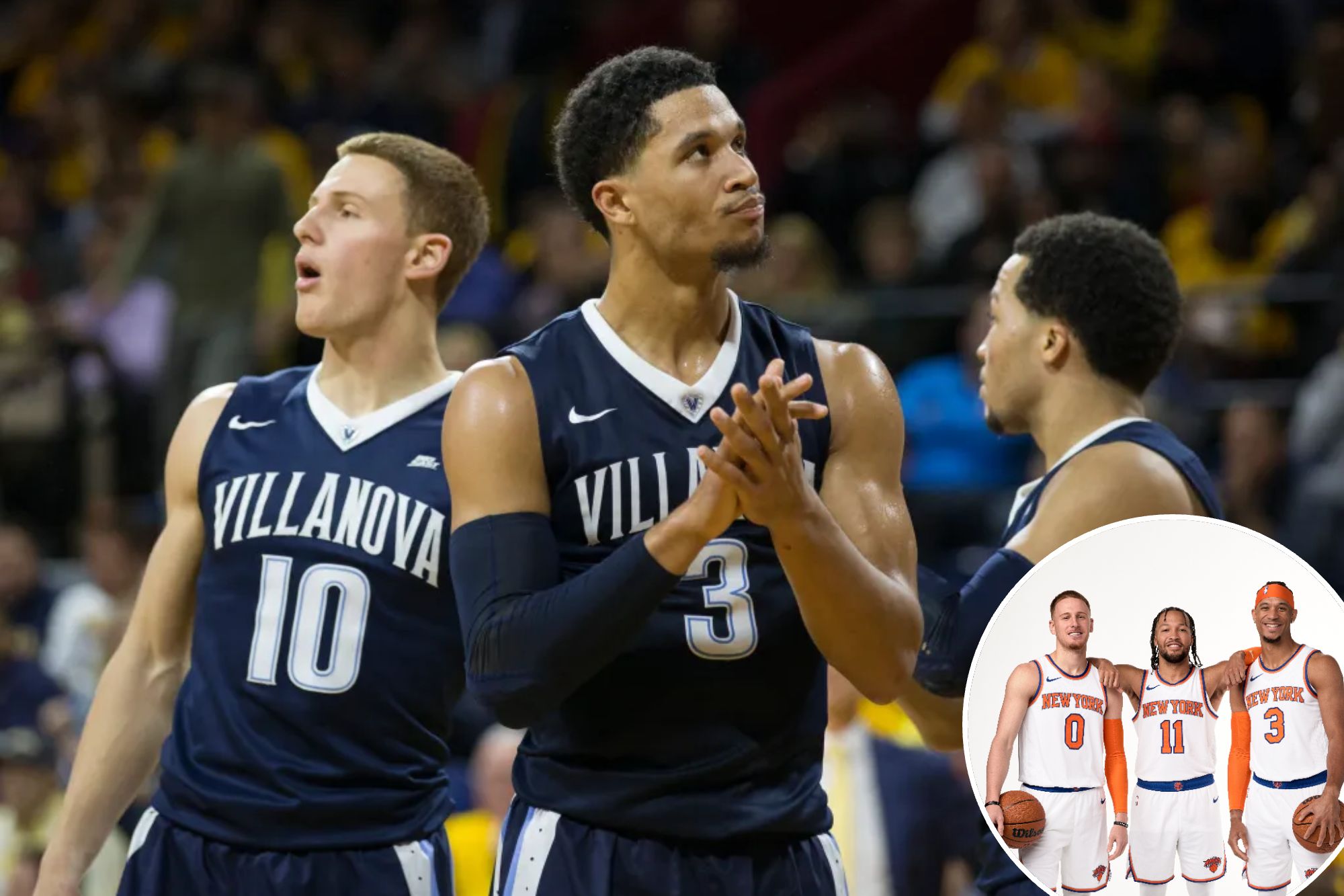 Knicks' Villanova trio not happy with reaction to tweet