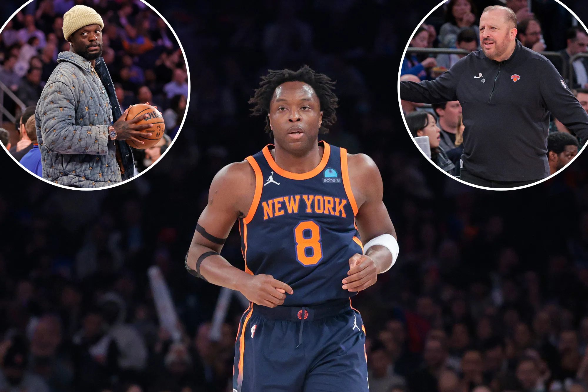 The Knicks could still get OG Anunoby back from injury before the postseason begins.