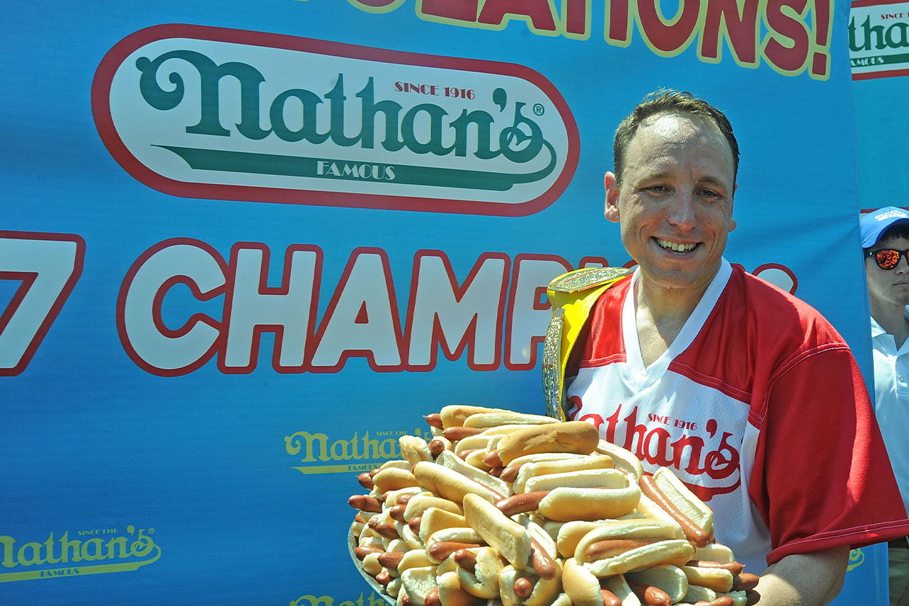 Grab Your Buns! Joey Chestnut Defects To Netflix After Being Banned From Nathan’s July 4th Hot Dog Eating Contest