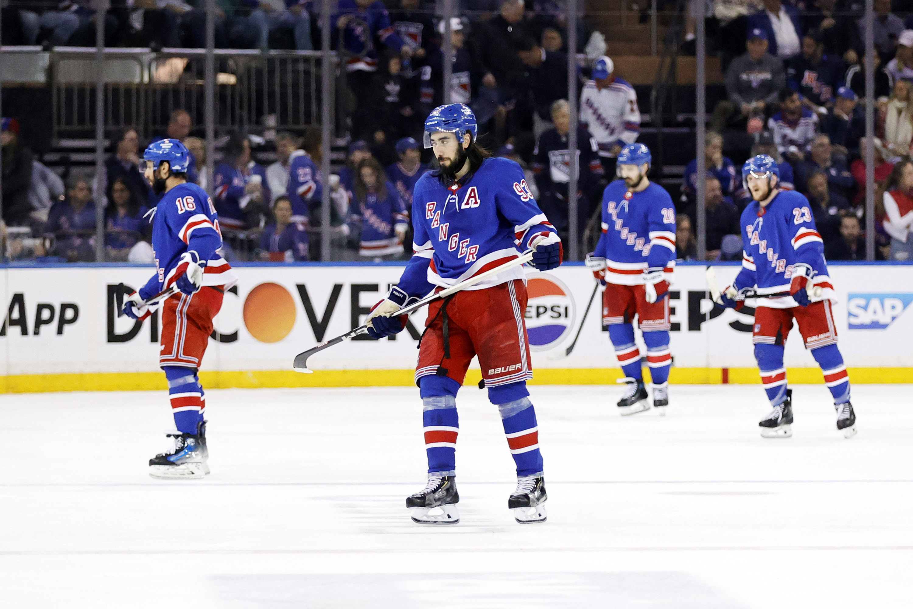 The Rangers fall behind at the same old playoff spot — and now need a road save for the ages