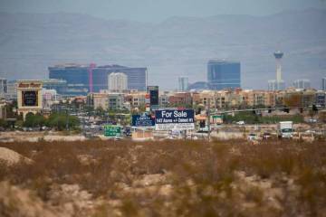 A portion of 12 acres at the southwest corner of Las Vegas Boulevard and Cactus Avenue, which w ...