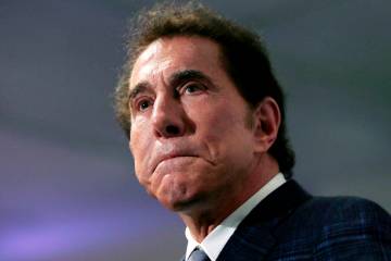 Steve Wynn is seen at a news conference in Medford, Mass., on March 15, 2016. (AP Photo/Charles ...