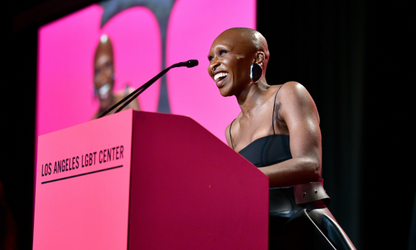 The performer spoke about her queer identity. (Getty)
