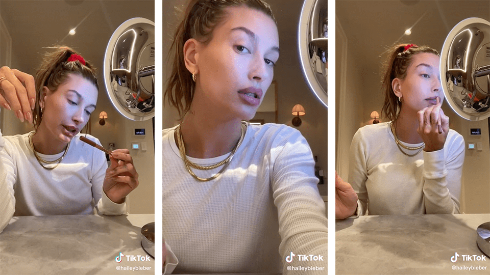 Hailey Bieber Lip Liner TikTok