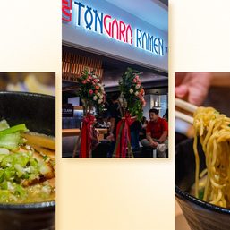 Shinjuku’s Tongara Ramen returns to Metro Manila, now open at Estancia Mall