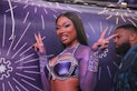 Megan Thee Stallion performs at Dick Clark's Rocking New Years Eve