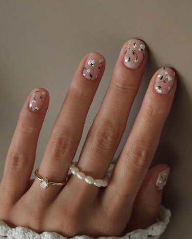 On the hunt for the perfect wedding day manicure? Here are some bridal nail art ideas inspired by yo...