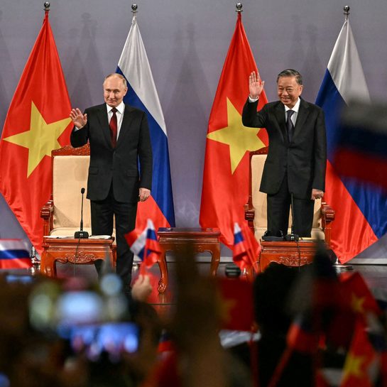 Visiting Vietnam, Putin seeks new ‘security architecture’ for Asia