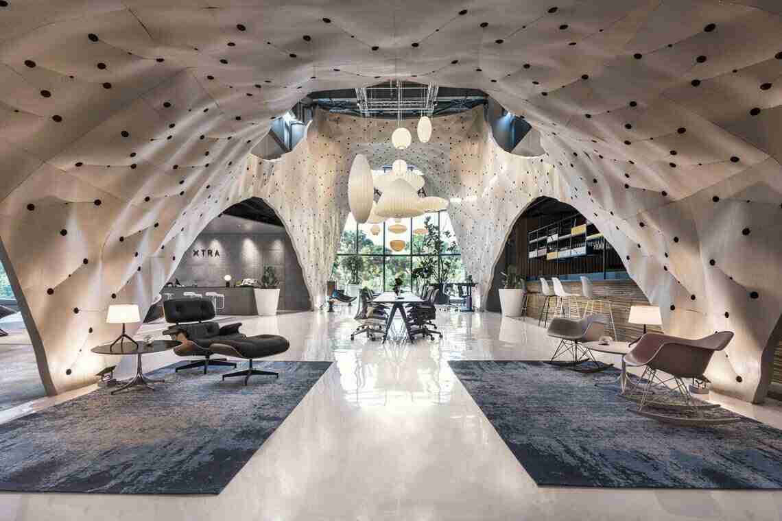 The Herman Miller flagship store in Marina Square designed by architect and interior designer Pan Yi Cheng.