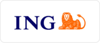 ING-logo med en løve på.