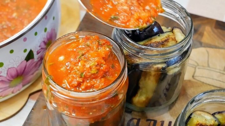 Самое ВКУСНОЕ на зиму. Баклажаны в ТОМАТНОЙ заливке, цыганка...