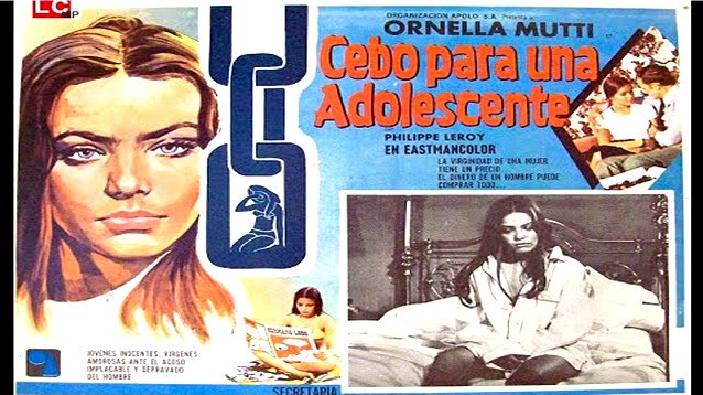 Cebo para una adolescente (1974) Ornella Muti - español