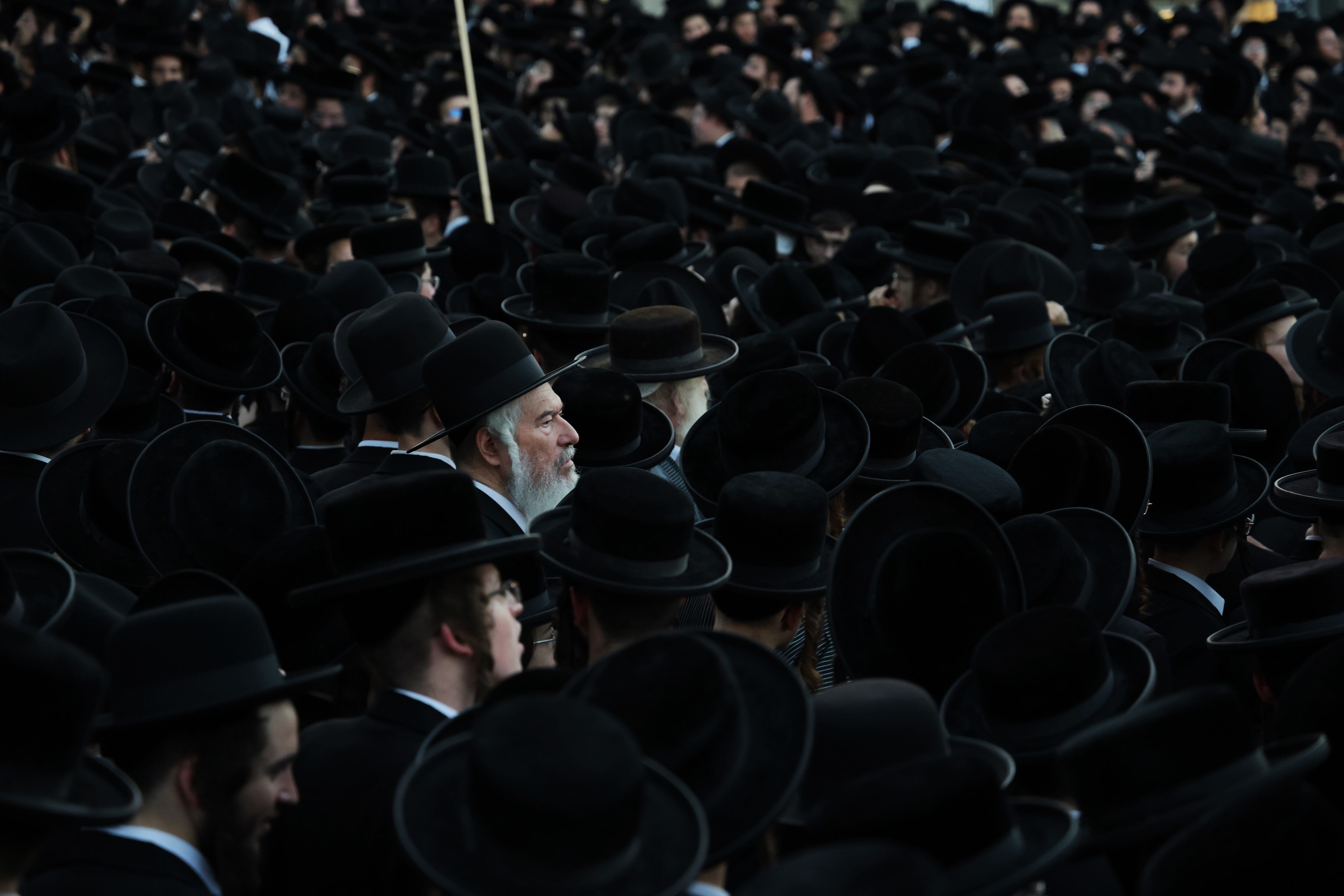 Manifestación de judíos ultraortodoxos en Jerusalén, el 30 de junio de 2024.