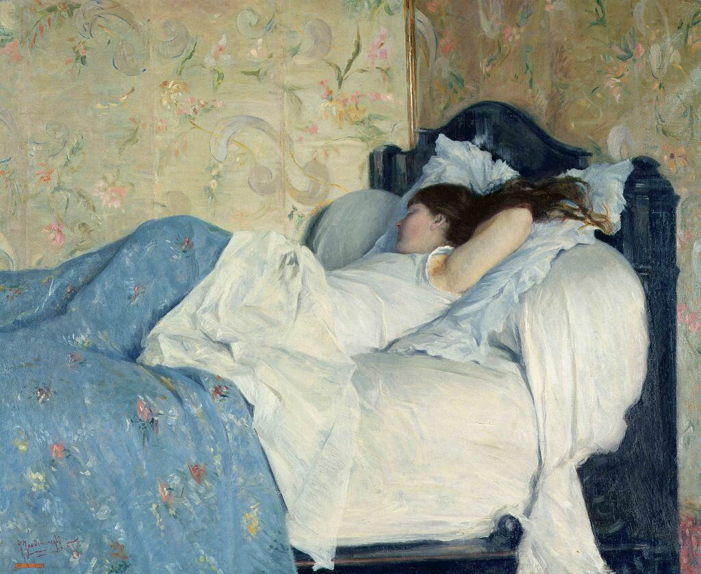 'En cama', de Federico Zandomeneghi (1878).