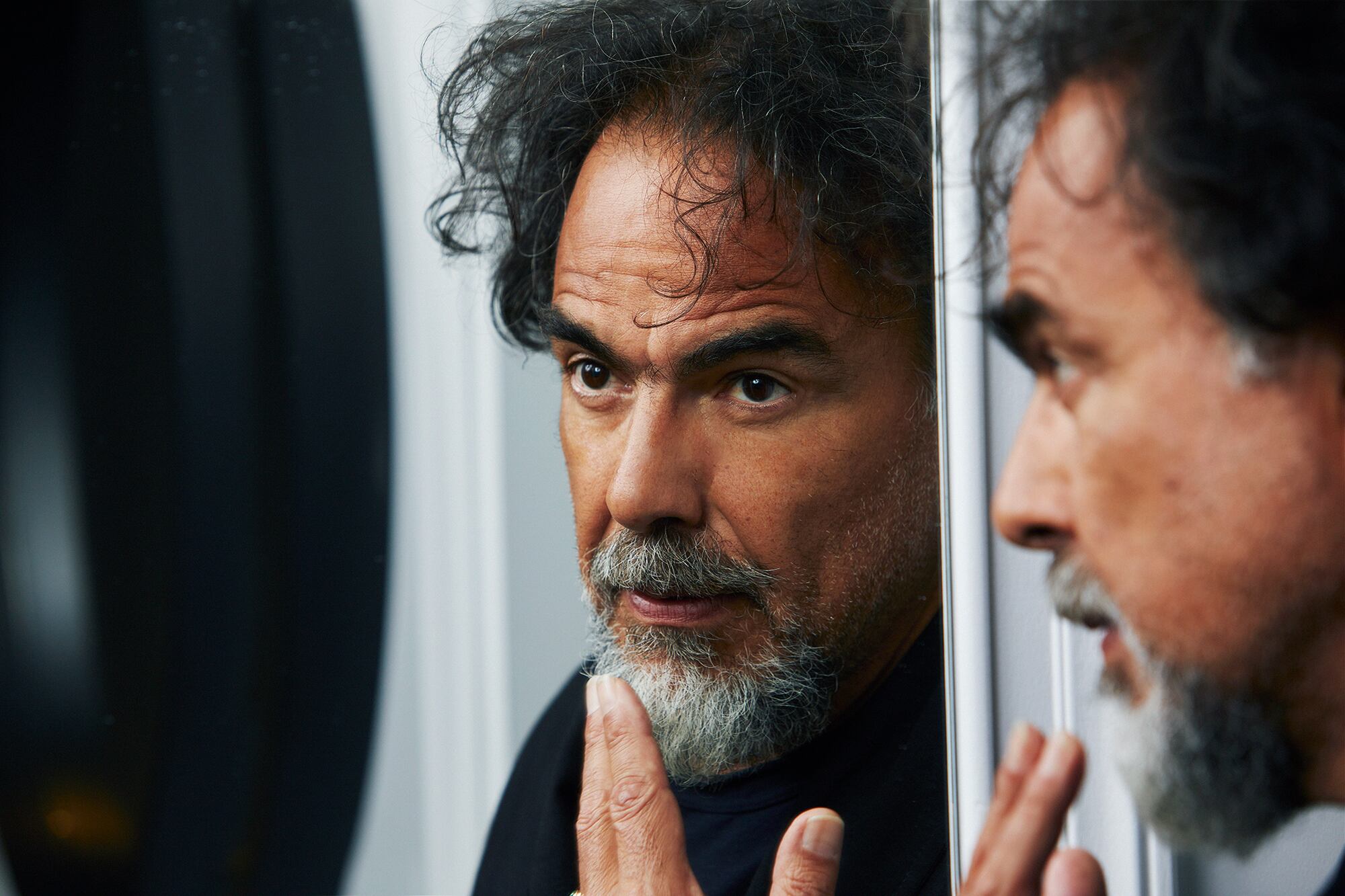 Alejandro González Iñárritu, photographed in Madrid.